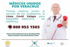  Médicos unidos ponen al servicio línea COVID-Xalapa