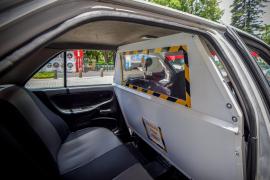  Sana distancia entre el conductor y pasajeros, lanzan programa “Taxi seguro” en Xalapa Veracruz