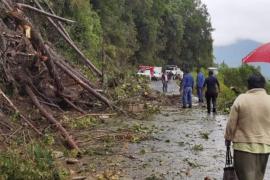 Accidentes y lesionados por fuertes lluvias en la carretera Orizaba-Zongolica