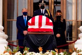 Abuchean a Trump en el funeral de la jueza Ruth Bader Ginsburg