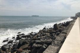 Este jueves se dio el fenómeno del llamado “mar de fondo” en playas de la zona conurbada Veracruz-Boca del Río