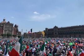 El Frente Nacional Anti AMLO, dijo que movilizó a 153 mil personas, y fueron 5 mil menciona la policía capitalina