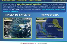 Se esperan lluvias en Campeche, Chiapas, Quintana Roo, Tabasco, Veracruz y Yucatán