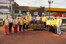 Gobierno de Acayucan, celebra en un cato cívico el "Día del Leonismo"