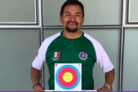 Trabajador del Congreso Veracruzano, campeón de tiro con arco