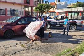 Muere anciano luego de ser atropellado por conductora en el centro de Coatzacoalcos