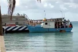 Migrantes cubanos fueron rescatados en el mar de Quintana Roo