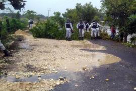 Fuertes lluvias deslavaron y socavaron carretera Francisco Rueda y Las Choapas