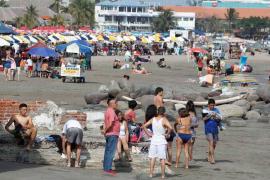 A pesar del operativo desplegado en la zona conurbada Veracruz-Boca del Río, las playas estuvieron abiertas