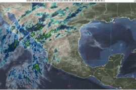 En tanto, se pronostican lluvias fuertes para Puebla y la zona montañosa central de Veracruz