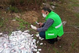 Localizan medicamentos caducados tirados en Veracruz