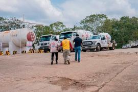 El olor se percibe en los municipios de Acayucan, Oluta y Soconusco, donde las autoridades pidieron a la población no prender fuego