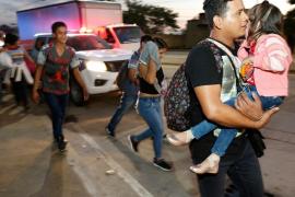  En Honduras decenas de migrantes parten  hacia EEUU