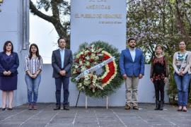 Encabeza Cuitláhuac García conmemoración del natalicio de Benito Juárez