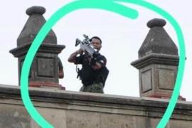 Descartan francotiradores durante la marcha feminista en Palacio Nacional: Gobierno Federal