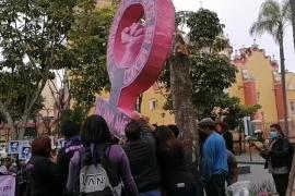   Mujeres veracruzanas marchan previo al 8M