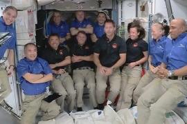  Estación Espacial Internacional con su mayor numero de astronautas en una década