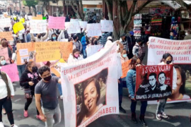  Se manifiestan familiares de jóvenes detenidos en Orizaba, exigen Justicia