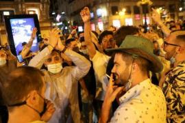  Noche de reventón en España,  celebraron el fin de alarma COVID