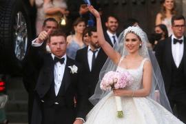 El boxeador mexicano ‘’Canelo’’ Álvarez se casa por la iglesia en Guadalajara
