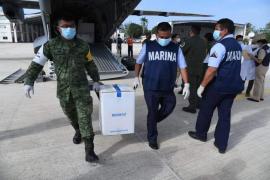  Arriban al Puerto veracruzano dosis de vacunas anti COVID Pfizer