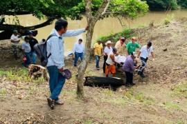 Muere padre de familia al intentar cruzar a caballo el río Cotaxtla