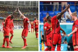 La historia de la celebración de Lukaku y De Bruyne