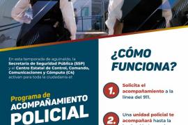 ¿Vas al banco? ve en compañia policial, es gratuito en Veracruz