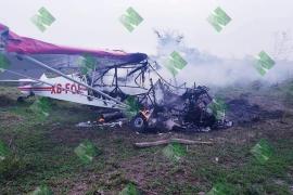 Heridos por caída de avioneta en Cosamaloapan