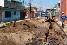 Reparan hundimiento en colonia de Veracruz