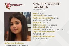 Desaparece jovencita de 15 años de Veracruz