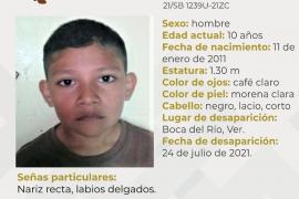 Desaparece niño de 10 años en Boca del Río, Veracruz