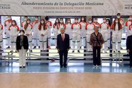 Todo listo para el abanderamiento de la delegación olímpica mexicana