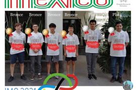 Mexicanos logran 2 platas y cuatro bronces en Olimpiada de Matemáticas