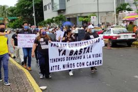 Los niños con cáncer una protesta sensible en Veracruz