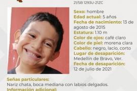 Desaparece niño de 5 años en Medellín, Veracruz