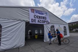 Se han recolectado mas de 45 toneladas de víveres para Veracruz: Segob