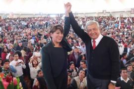 Acusaciones contra Delfina Gómez, para evitar su candidatura: AMLO