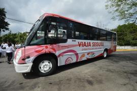 Arranca programa "Transporte mujer segura" en Xalapa, Veracruz