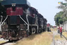Muere arrollado por un tren en Veracruz