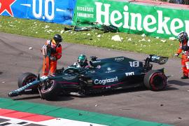 F1: Lance Stroll sufre tremendo accidente en la clasificación del GP de México