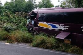 Accidente sobre carretera Tuxpan-Tampico conductor se da a la fuga