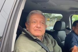 Inaugura López Obrador construcción en el puerto de Pajaritos