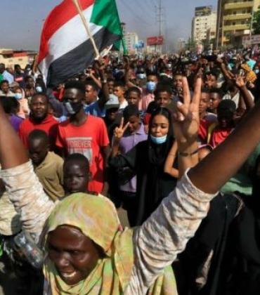 Protestas en Sudán contra golpe de Estado
